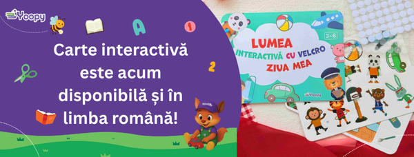 Colecția „Activități distractive cu benzi tip arici (Velcro)” – acum și în limba română!
