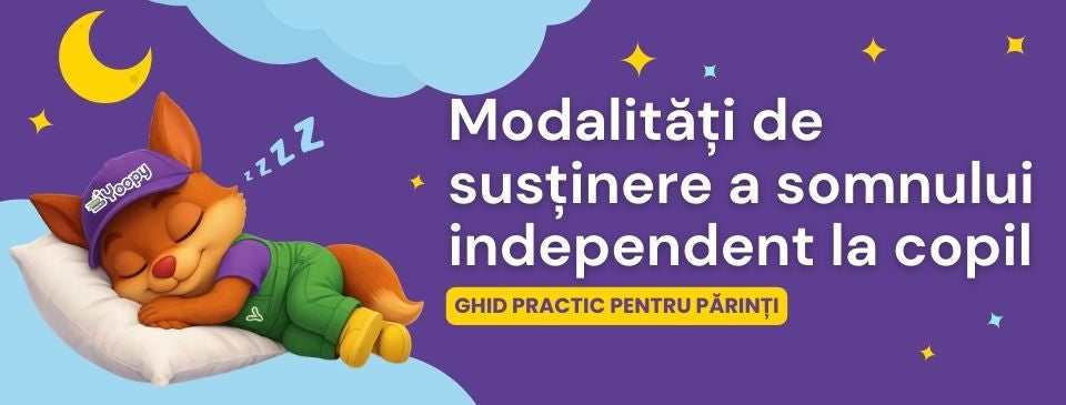 Ghid practic pentru părinți: Modalități de susținere a somnului independent la copil