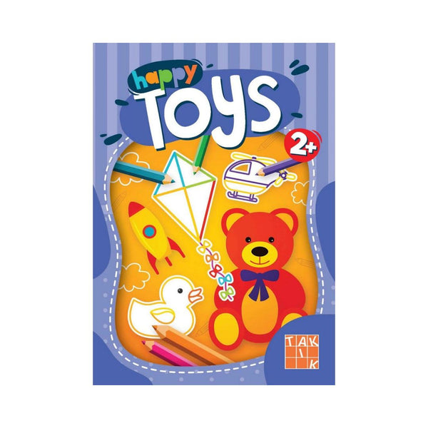 Cărți de colorat pentru copii HAPPY de la 2 ani