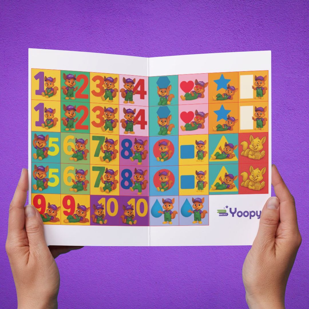 Joc de memorie educativ Yoopy